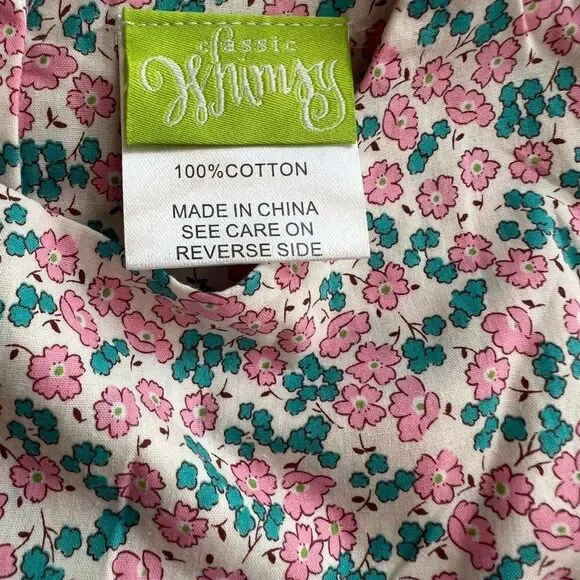 NEW Classic Whimsy Floral Flutter Sleeve Pink Bow Dress Size 7 - Picture 3 of 5